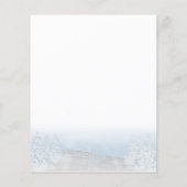 Santa Baby kerstbudgetuitnodiging voor Baby shower (Achterkant)