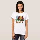 Santa Baby kerstbuffelboom T-shirt (Voorkant volledig)