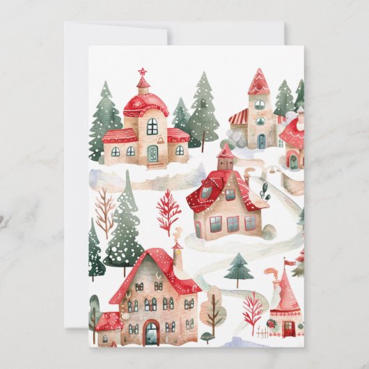 Santa Baby kerstfeest Baby shower Kaart (Achterkant)