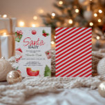 Santa Baby kerstfeest Baby shower Kaart<br><div class="desc">Nodig gasten uit voor een feestelijk feest met onze "Santa Baby" Christmas Baby shower Invitation. Met charmante vakantie-design en schattige kerstthema's zet deze uitnodiging de perfecte toon voor een gezellig baby shower met kerstthema. Volledig aanpasbaar met uw evenementengegevens, het voegt een vreugdevolle en persoonlijke touch aan uw vakantie viering. Kies...</div>