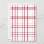 Santa baby kerstfeest baby shower Uitnodiging (Achterkant)