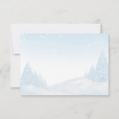 Santa Baby kerstkaarten voor Baby shower Kaart (Achterkant)