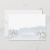 Santa Baby kerstkaarten voor Baby shower Kaart (Achterkant)