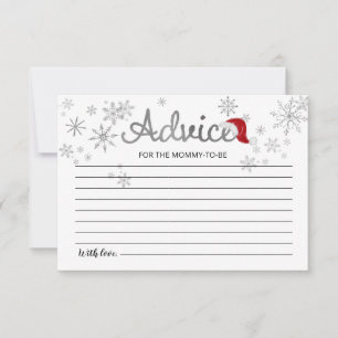 Santa Baby kerstkaarten voor Baby shower Kaart