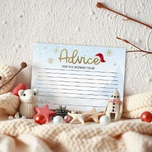 Santa Baby kerstkaarten voor Baby shower Kaart