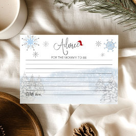 Santa Baby kerstkaarten voor Baby shower Kaart