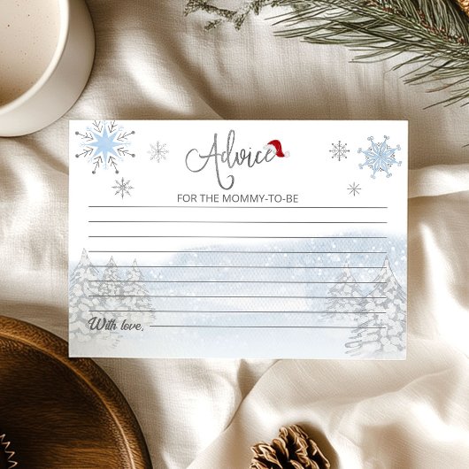 Santa Baby kerstkaarten voor Baby shower Kaart