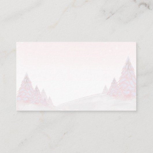 Santa Baby KerstkerstBaby, luierbehuizing Informatiekaartje (Achterkant)