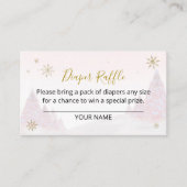 Santa Baby KerstkerstBaby, luierbehuizing Informatiekaartje (Voorkant)