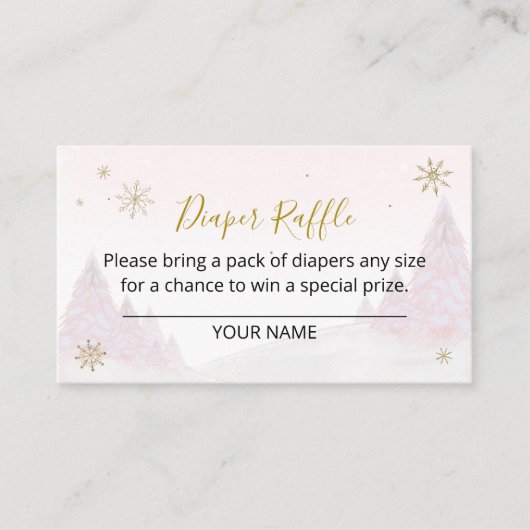 Santa Baby KerstkerstBaby, luierbehuizing Informatiekaartje (Voorkant)