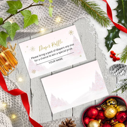 Santa Baby KerstkerstBaby, luierbehuizing Informatiekaartje