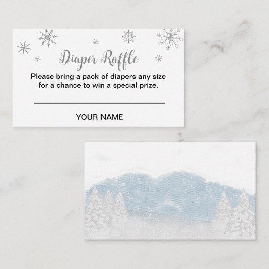 Santa Baby KerstkerstBaby, luierbehuizing Informatiekaartje (Voorkant / Achterkant)