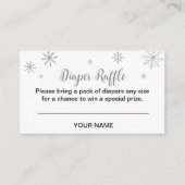 Santa Baby KerstkerstBaby, luierbehuizing Informatiekaartje (Voorkant)