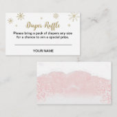 Santa Baby KerstkerstBaby, luierbehuizing Informatiekaartje (Voorkant / Achterkant)