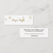 Santa Baby KerstkerstBaby, luierbehuizing Mini Visitekaartje (Voorkant / Achterkant)