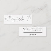 Santa Baby KerstkerstBaby, luierbehuizing Mini Visitekaartje (Voorkant / Achterkant)