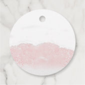 Santa Baby Kerstmeisje Baby shower Bedankjes Labels (Achterkant)