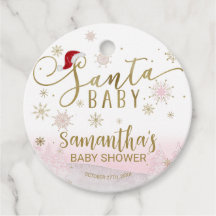 Santa Baby Kerstmeisje Baby shower