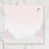 Santa Baby Kerstmeisje Baby shower Dank je wel Bedankjes Labels (Achterkant)