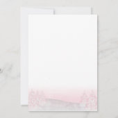 Santa Baby Kerstmeisje Baby shower Kaart (Achterkant)