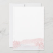 Santa Baby Kerstmeisje Baby shower Kaart (Achterkant)