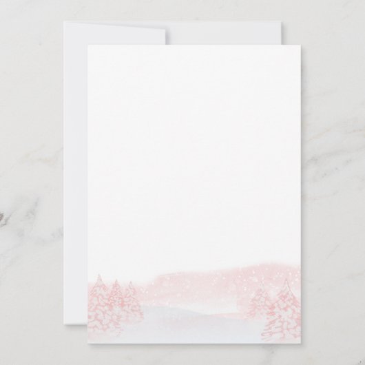 Santa Baby Kerstmeisje Baby shower Kaart (Achterkant)