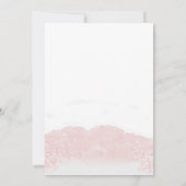 Santa Baby Kerstmeisje Baby shower Kaart (Achterkant)