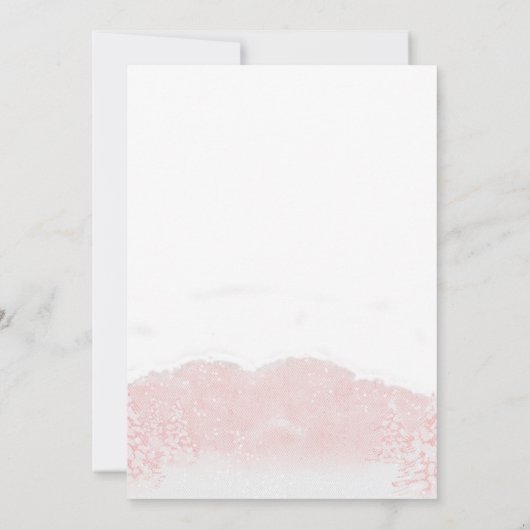 Santa Baby Kerstmeisje Baby shower Kaart (Achterkant)