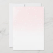 Santa Baby Kerstmeisje Baby shower Uitnodiging (Achterkant)