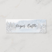 Santa Baby Kerstmis Baby Diaper Raffle Mini Visitekaartje (Voorkant)