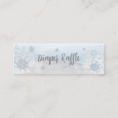 Santa Baby Kerstmis Baby Diaper Raffle Mini Visitekaartje (Voorkant)