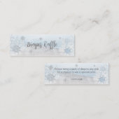 Santa Baby Kerstmis Baby Diaper Raffle Mini Visitekaartje (Voorkant / Achterkant)