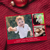 Santa Baby Kerstmis foto Geboorte Aankondiging