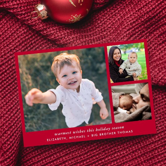 Santa Baby Kerstmis foto Geboorte Aankondiging