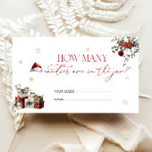 Santa Baby Kerstmis Hoeveel Candy Informatiekaartje