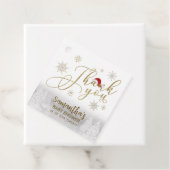 Santa Baby Kerstwinter Baby shower Dank u wel Bedankjes Labels (In situ)