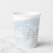 Santa Baby Kerstwinter Baby shower Papieren Bekers (Achterkant)