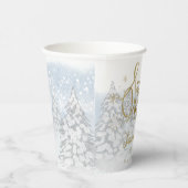 Santa Baby Kerstwinter Baby shower Papieren Bekers (Rechts)