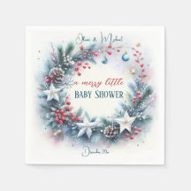 Santa Baby Kerstwinter Baby shower