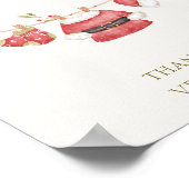 Santa Baby Kleding Boy Baby shower Geschenken en K Poster (Hoek)