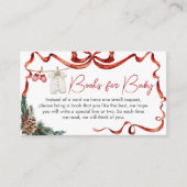 Santa Baby Kleding Kerst Baby Boeken voor Baby Informatiekaartje (Voorkant)