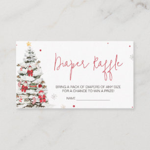 Santa Baby Kleding Kerstluier Raffle Informatiekaartje