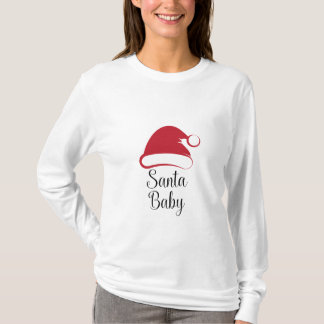 Santa Baby lange mouw Moederschap Shirt 1e Xmas