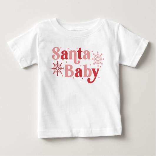 Santa Baby - Leuke vakantie typografie Ontwerp (Voorkant)