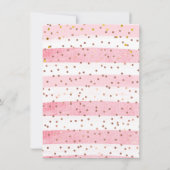 Santa Baby Meisje Douche Advies voor Nieuwe Ouders Notitiekaartje (Achterkant)