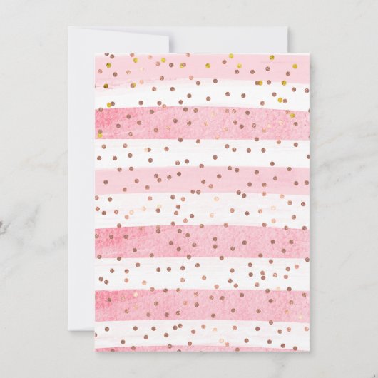 Santa Baby Meisje Douche Advies voor Nieuwe Ouders Notitiekaartje (Achterkant)