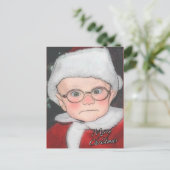 Santa Baby Merry kerstBriefkaart Briefkaart (Staand voorkant)