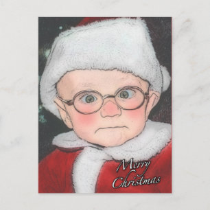 Santa Baby Merry kerstBriefkaart Briefkaart