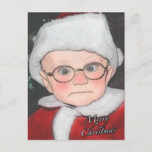 Santa Baby Merry kerstBriefkaart Briefkaart (Voorkant)