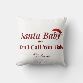 Santa baby of kan ik je baby Sierkussen noemen